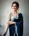 Tew Georgette With Embroidery Work Border Saree